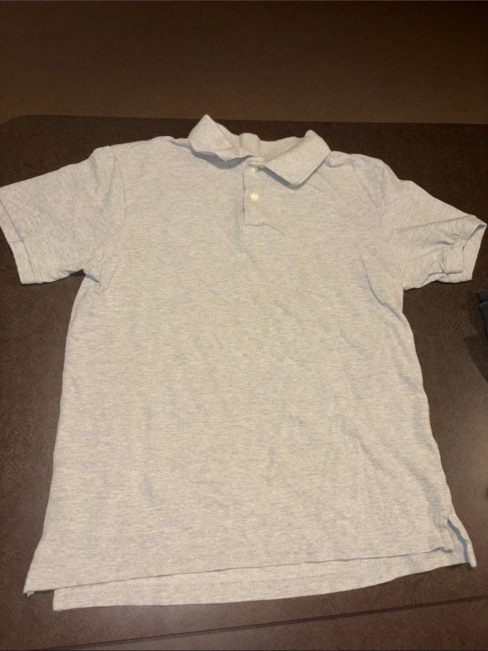 The Children's Place Light Gray Polo Shirt
